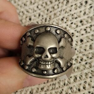 Blackjack Jewelry Stainless Steel Men's Skull Ring